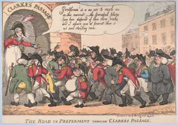 La route vers la promotion à travers le passage de Clarke (5 mars 1809)
