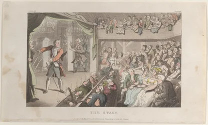 La scène. George Primrose en Horatio, du Vicaire de Wakefield, 1er mai 1817