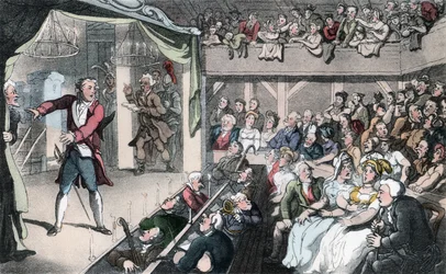 La scène, illustration de 