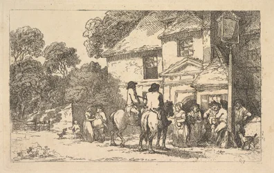 « Les Trois Fer à cheval », une auberge au bord de la route