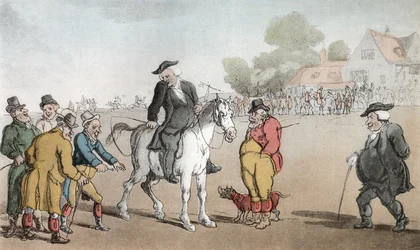 Le Vicaire vendant son cheval, illustration de 