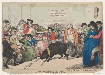 Le cochon merveilleux, 12 avril 1785