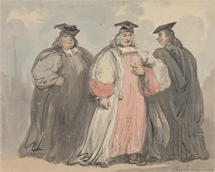Trois érudits ecclésiastiques