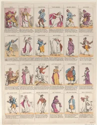 Personnages de la Nuit des rois, 1811