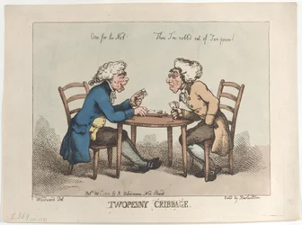 Twopenny Cribbage, [1er octobre 1799], réédité en 1810