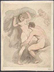 Vénus, Anchise et Cupidon