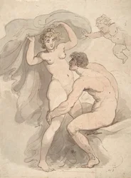 Vénus, Anchise et Cupidon, 1780-1827