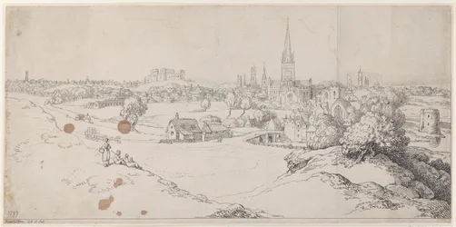 Vue de Norwich Depuis St. James Hill, 1799