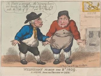 Mercredi 8 mars 1809, une scène de la tragédie de Caton, 8 mars 1809