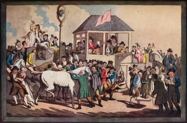 Pesée, vers 1789