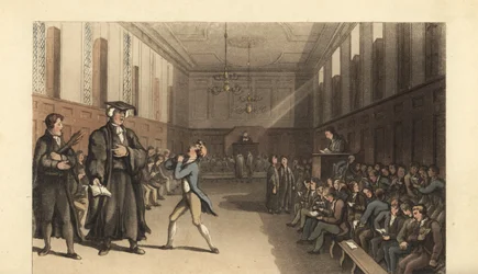 Jeune étudiant diplômé d