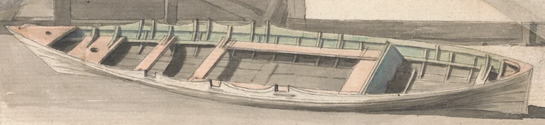 Un bateau à rames