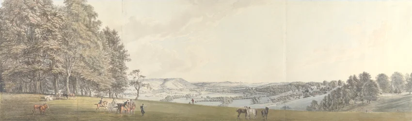 Vue de Boxhill depuis Norbury Park, Surrey