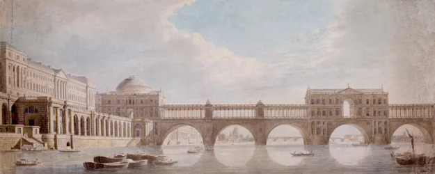 Projet de conception pour un pont sur la Tamise à Somerset House