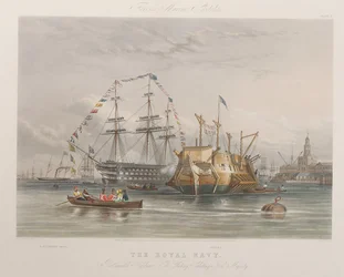 La Royal Navy. Port de Portsmouth - le 