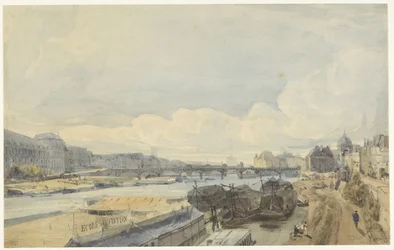 Vue sur la Seine au niveau du Pont des Arts