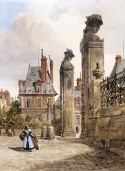 Grille des Hermès, Porte Dauphine, Palais de Fontainebleau
