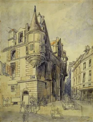 Hôtel de Sens, rue du Figuier, c.1833