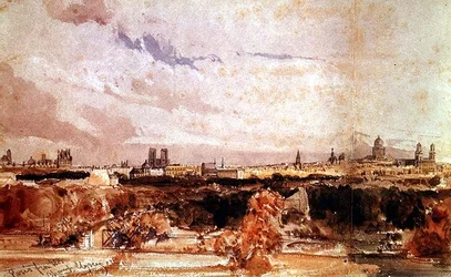 Paris vue des Champs-Élysées