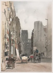 Architecture pittoresque à Paris, Gand, Anvers, Rouen : Nôtre Dame, Paris, 1839