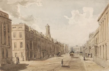 Regent Street, vers Piccadilly depuis Waterloo Place