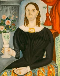 Eliza Welch Stone, vers 1845 (huile sur toile)
