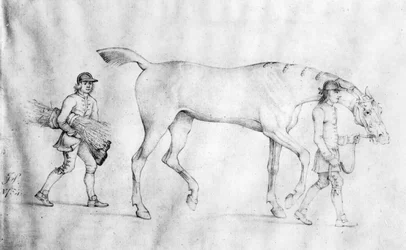 Cheval et palefreniers, 1754