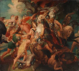 Les horreurs de la guerre, esquisse pour la fresque de Burghley House