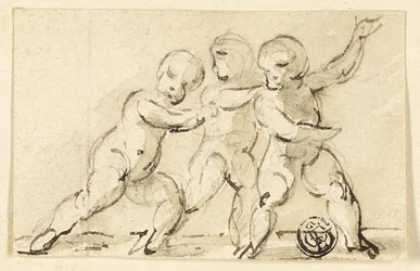 Trois Putti en Jeu