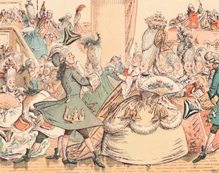Un bal de cour au XVIIIe siècle, vers 1884