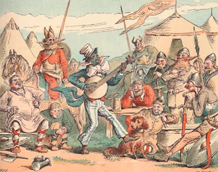 Le roi Alfred dans le camp danois, vers 1884