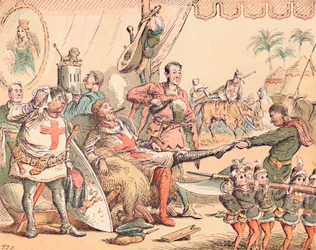 Le roi Richard Ier en Palestine, vers 1884