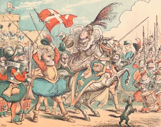 Reine Bess à Tilbury Fort, vers 1884