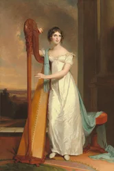 Dame avec une Harpe : Eliza Ridgely