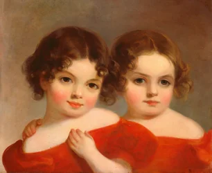 Les sœurs Leland, vers 1830 (huile sur toile)