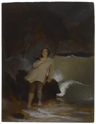 Le naufrage de Robinson Crusoé, vers 1856