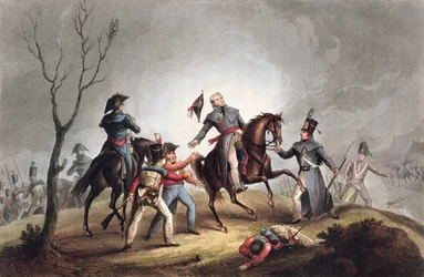 Mort de Sir John Moore, La Corogne, Espagne, 17 janvier 1809, 1815