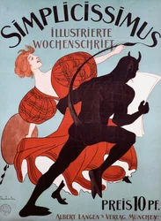 Affiche publicitaire Simplicissimus