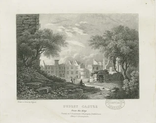 Château de Dudley - Le Donjon : lithographie, nd [19e siècle]