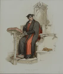 Docteur en théologie, gravé par J. Agar, publié dans 