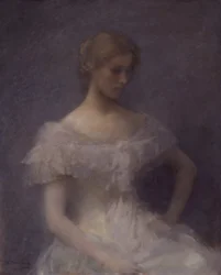 Jeune fille assise, 1896