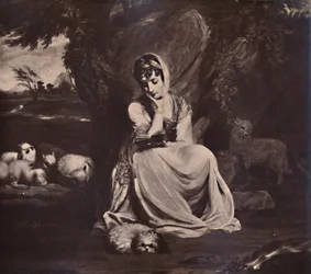 Frances Anne Crewe, Lady Crewe, en Sainte Geneviève, vers 1773