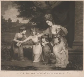 Lady Rushout et ses enfants