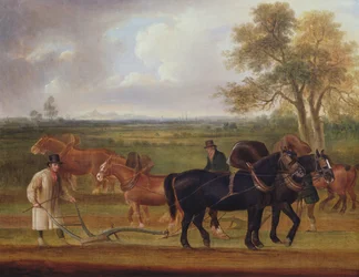 Le Concours de labourage, 1813