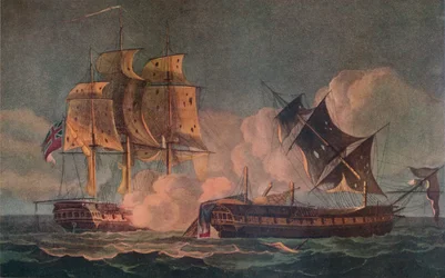 Capture du Forte, vers 1800