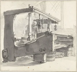 Un tisserand au travail