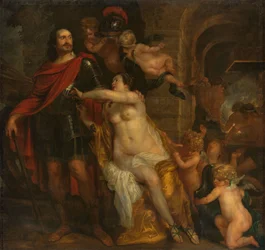 Vénus arme un guerrier