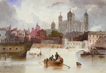 Tour de Londres, vers 1800
