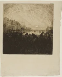 Effet du soleil couchant