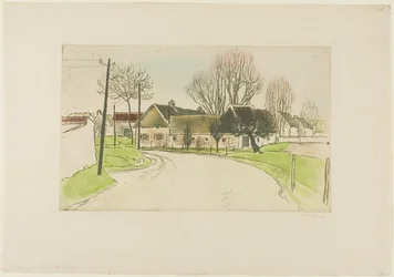 La maison au bord du village
